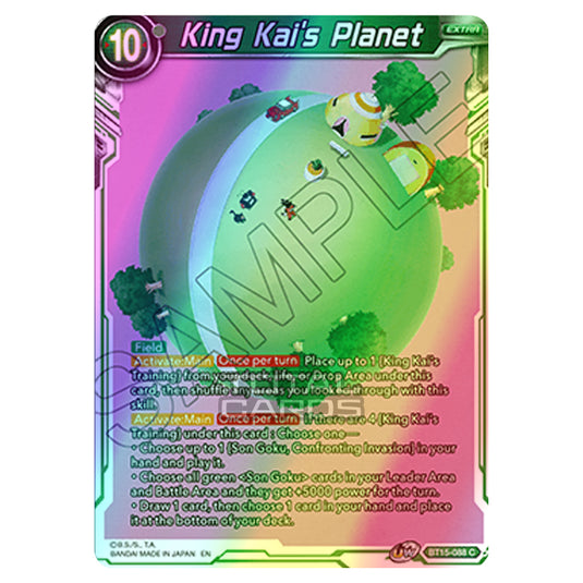 Dragon Ball Super - B15 - Saiyan Showdown - King Kai's Planet - BT15-088 (Foil)