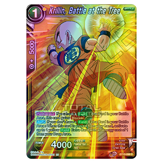 Dragon Ball Super - B15 - Saiyan Showdown - Krillin, Battle at the Tree - BT15-099 (Foil)