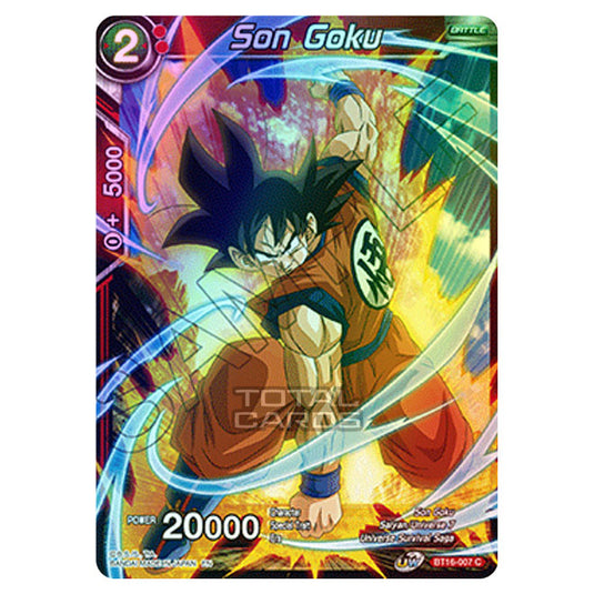 Dragon Ball Super - B16 - Realm Of The Gods - Son Goku - BT16-007 (Foil)