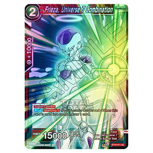 Dragon Ball Super - B16 - Realm Of The Gods - Frieza, Universe 7 Combination - BT16-011 (Foil)