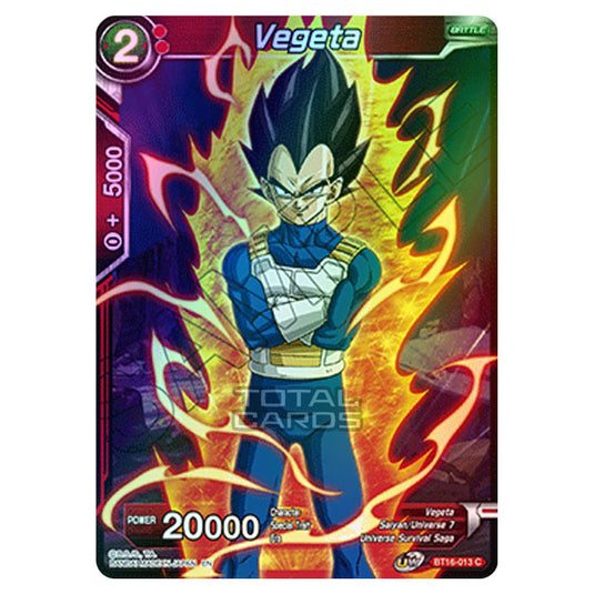 Dragon Ball Super - B16 - Realm Of The Gods - Vegeta - BT16-013 (Foil)