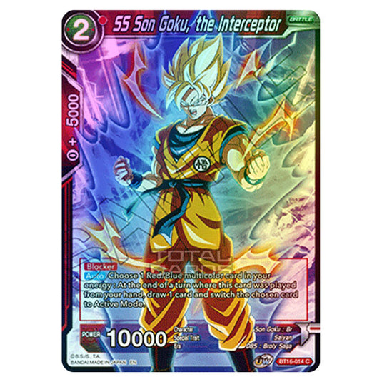 Dragon Ball Super - B16 - Realm Of The Gods - SS Son Goku, the Interceptor - BT16-014 (Foil)