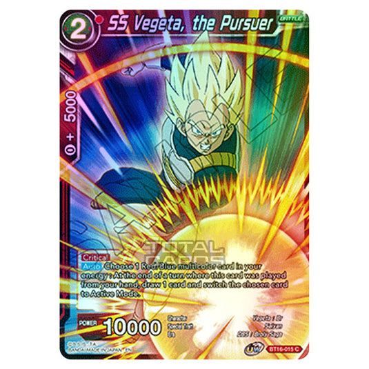 Dragon Ball Super - B16 - Realm Of The Gods - SS Vegeta, the Pursuer - BT16-015 (Foil)