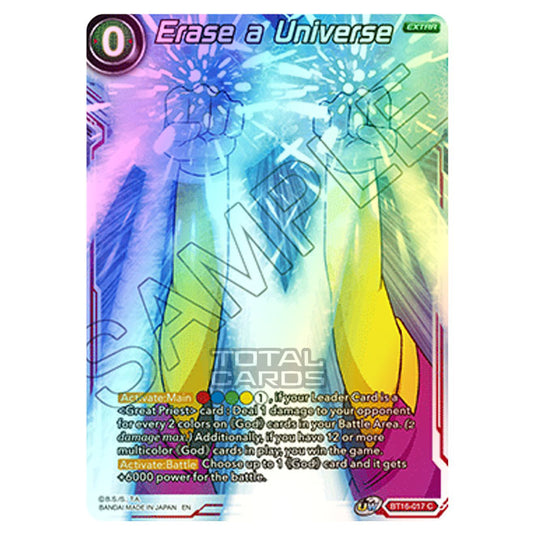 Dragon Ball Super - B16 - Realm Of The Gods - Erase a Universe - BT16-017 (Foil)