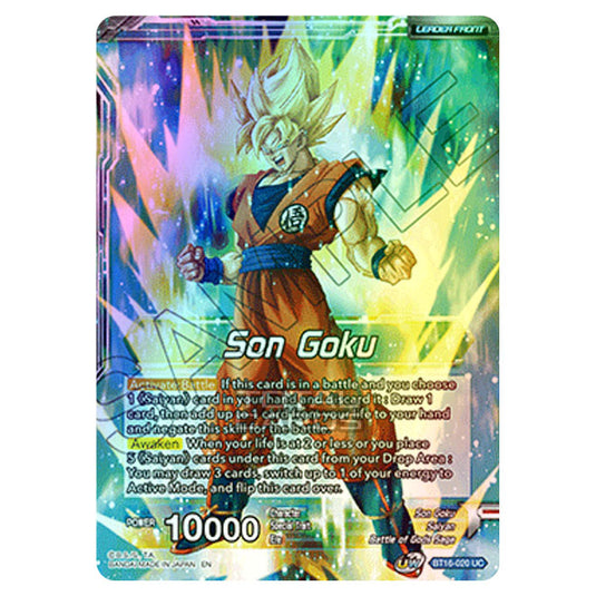 Dragon Ball Super - B16 - Realm Of The Gods - Son Goku - BT16-020 (Foil)