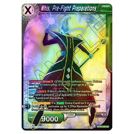 Dragon Ball Super - B16 - Realm Of The Gods - Whis, Pre-Fight Preparations - BT16-048 (Foil)