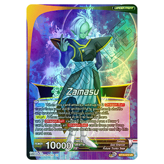 Dragon Ball Super - B16 - Realm Of The Gods - Zamasu - BT16-072 (Foil)