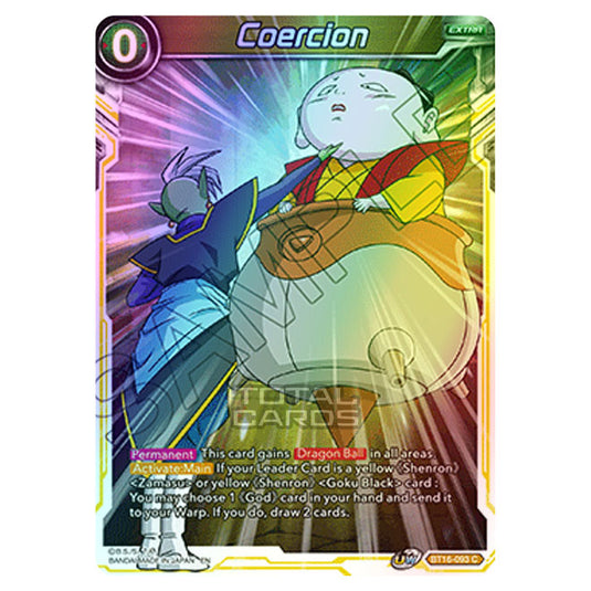 Dragon Ball Super - B16 - Realm Of The Gods - Coercion - BT16-093 (Foil)