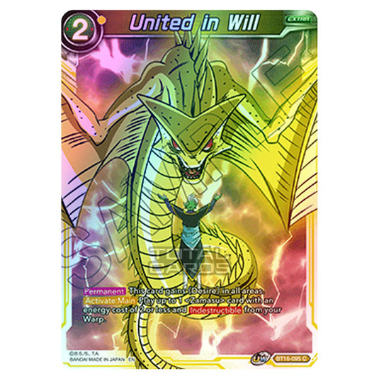 Dragon Ball Super - B16 - Realm Of The Gods - United in Will - BT16-095 (Foil)