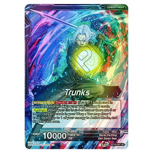 Dragon Ball Super - B16 - Realm Of The Gods - Trunks - BT16-097 (Foil)