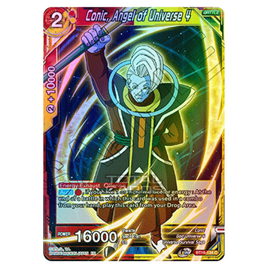 Dragon Ball Super - B16 - Realm Of The Gods - Conic, Angel of Universe 4 - BT16-134 (Foil)