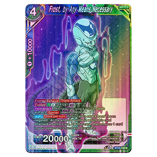 Dragon Ball Super - B16 - Realm Of The Gods - Frost, by Any Means Necessary - BT16-136 (Foil)