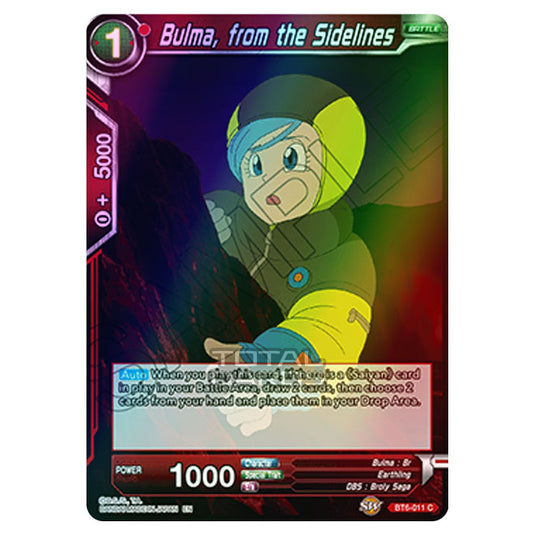 Dragon Ball Super - BT6 - Destroyer Kings - Bulma, from the Sidelines - BT6-011 (Foil)