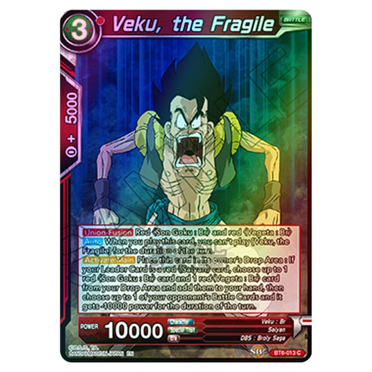 Dragon Ball Super - BT6 - Destroyer Kings - Veku, the Fragile - BT6-013 (Foil)