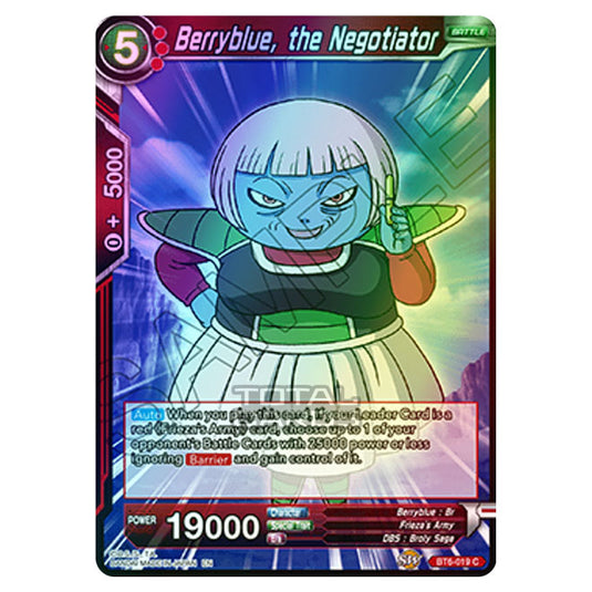 Dragon Ball Super - BT6 - Destroyer Kings - Berryblue, the Negotiator - BT6-019 (Foil)