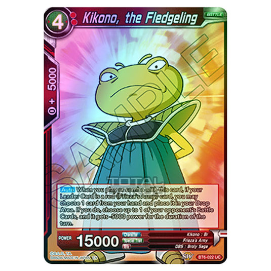 Dragon Ball Super - BT6 - Destroyer Kings - Kikono, the Fledgeling - BT6-022 (Foil)