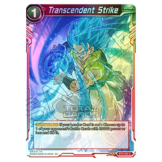 Dragon Ball Super - BT6 - Destroyer Kings - Transcendent Strike - BT6-025 (Foil)