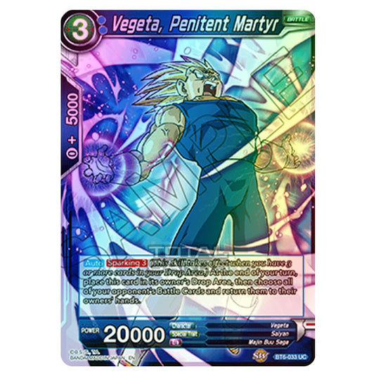 Dragon Ball Super - BT6 - Destroyer Kings - Vegeta, Penitent Martyr - BT6-033 (Foil)