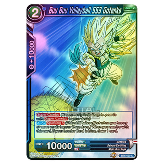 Dragon Ball Super - BT6 - Destroyer Kings - Buu Buu Volleyball SS3 Gotenks - BT6-039 (Foil)