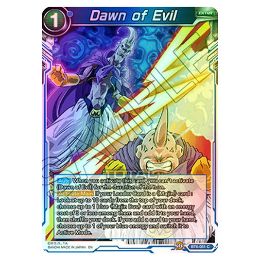 Dragon Ball Super - BT6 - Destroyer Kings - Dawn of Evil - BT6-051 (Foil)