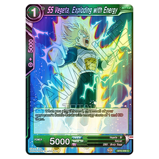 Dragon Ball Super - BT6 - Destroyer Kings - SS Vegeta, Exploding with Energy - BT6-056 (Foil)