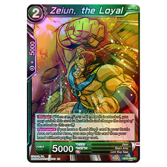 Dragon Ball Super - BT6 - Destroyer Kings - Zeiun, the Loyal - BT6-068 (Foil)