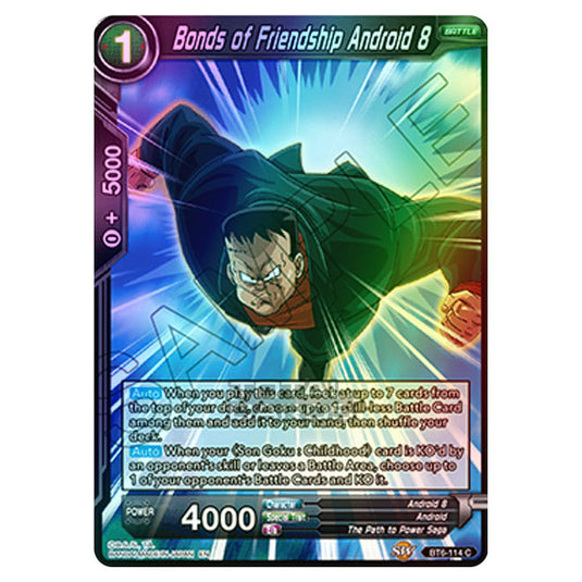 Dragon Ball Super - BT6 - Destroyer Kings - Bonds of Friendship Androi Dragon Ball Super - BT6 - Destroyer Kings - Bonds of Friendship Androi