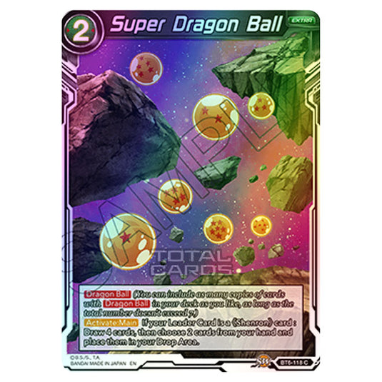 Dragon Ball Super - BT6 - Destroyer Kings - Super Dragon Ball - BT6-118 (Foil)