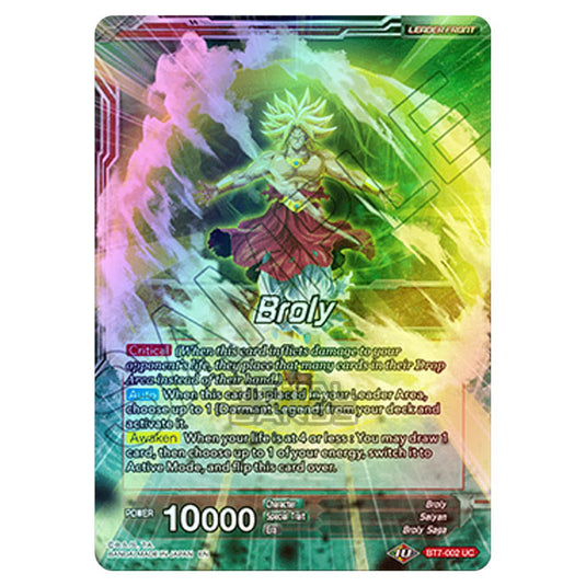 Dragon Ball Super - BT7 - Assault of the Saiyans - Broly - BT7-002 (Foil)