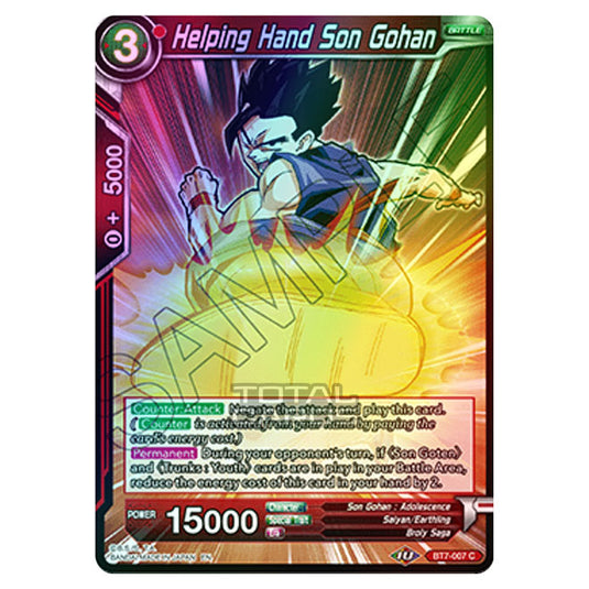 Dragon Ball Super - BT7 - Assault of the Saiyans - Helping Hand Son Gohan - BT7-007 (Foil)