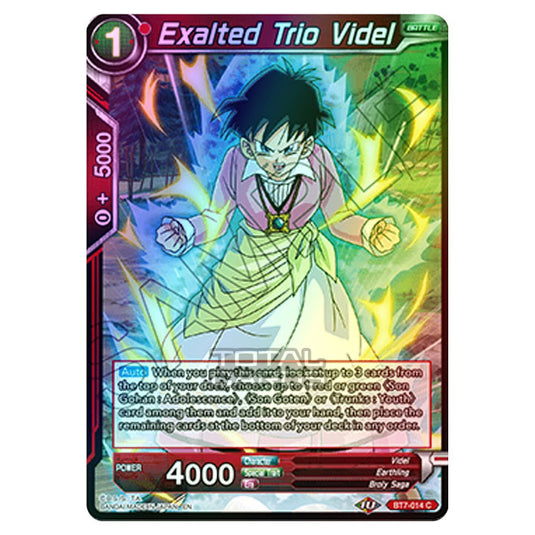 Dragon Ball Super - BT7 - Assault of the Saiyans - Exalted Trio Videl - BT7-014 (Foil)