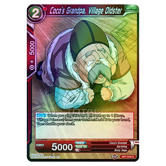 Dragon Ball Super - BT7 - Assault of the Saiyans - Coco's Grandpa, Village Oldster - BT7-016 (Foil)