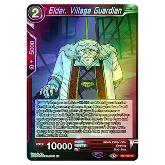 Dragon Ball Super - BT7 - Assault of the Saiyans - Elder, Village Guardian - BT7-017 (Foil)