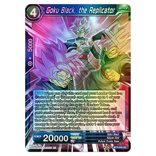 Dragon Ball Super - BT7 - Assault of the Saiyans - Goku Black, the Replicator - BT7-042 (Foil)