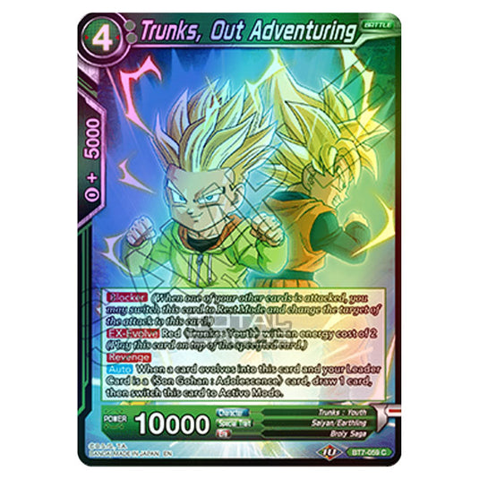 Dragon Ball Super - BT7 - Assault of the Saiyans - Trunks, Out Adventuring - BT7-059 (Foil)