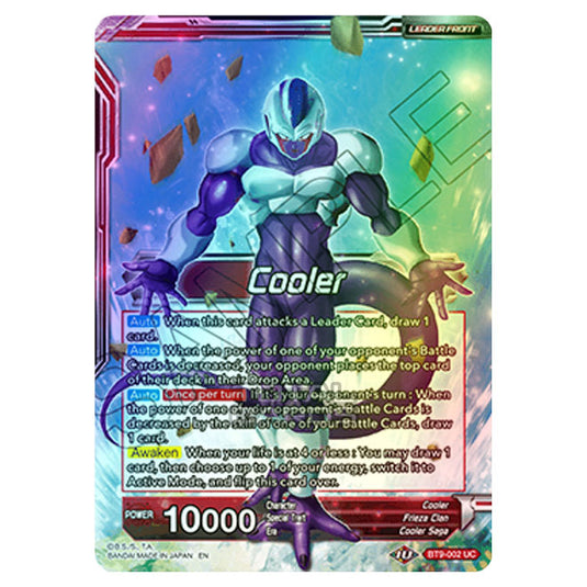 Dragon Ball Super - BT9 - Universal Onslaught - Cooler - BT9-002 (Foil)