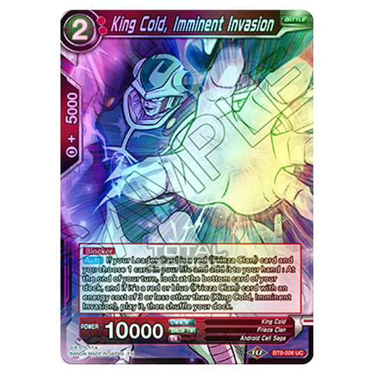 Dragon Ball Super - BT9 - Universal Onslaught - King Cold, Imminent Invasion - BT9-006 (Foil)