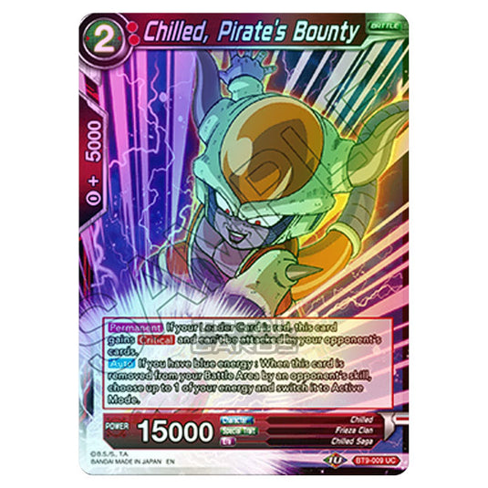 Dragon Ball Super - BT9 - Universal Onslaught - Chilled, Pirate's Bounty - BT9-009 (Foil)