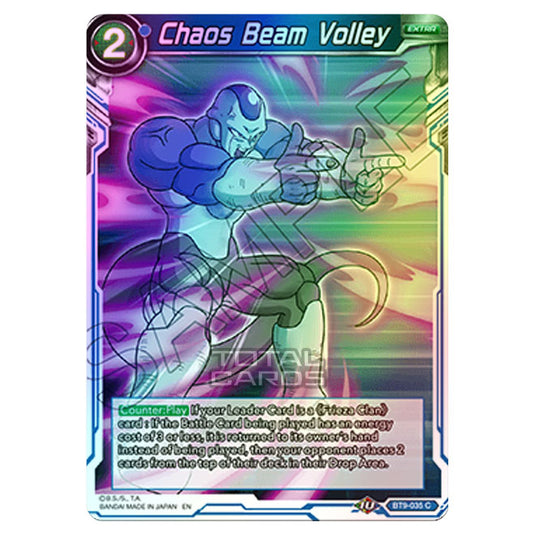 Dragon Ball Super - BT9 - Universal Onslaught - Chaos Beam Volley - BT9-035 (Foil)