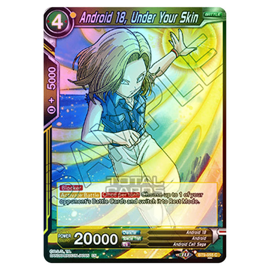Dragon Ball Super - BT9 - Universal Onslaught - Android 18, Under Your Skin - BT9-055 (Foil)