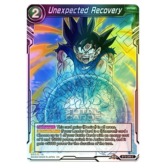 Dragon Ball Super - BT9 - Universal Onslaught - Unexpected Recovery - BT9-089 (Foil)