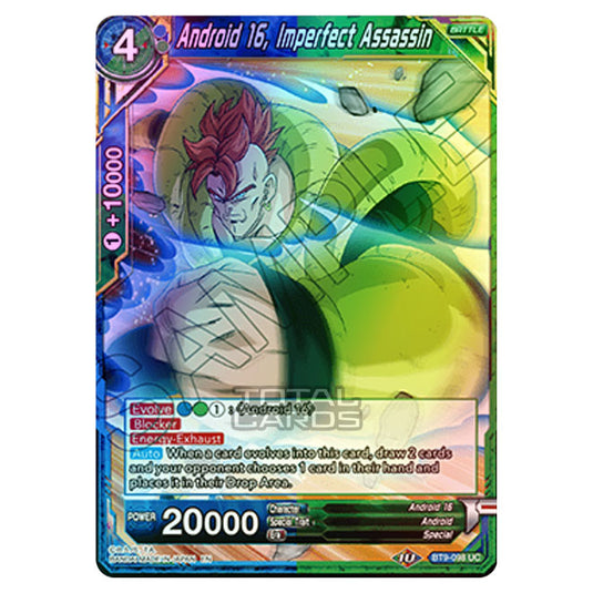 Dragon Ball Super - BT9 - Universal Onslaught - Android 16, Imperfect Assassin - BT9-098 (Foil)