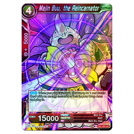 Dragon Ball Super - Draft Box 04 - Dragon Brawl - Majin Buu, the Reincarnator - DB1-005 (Foil)