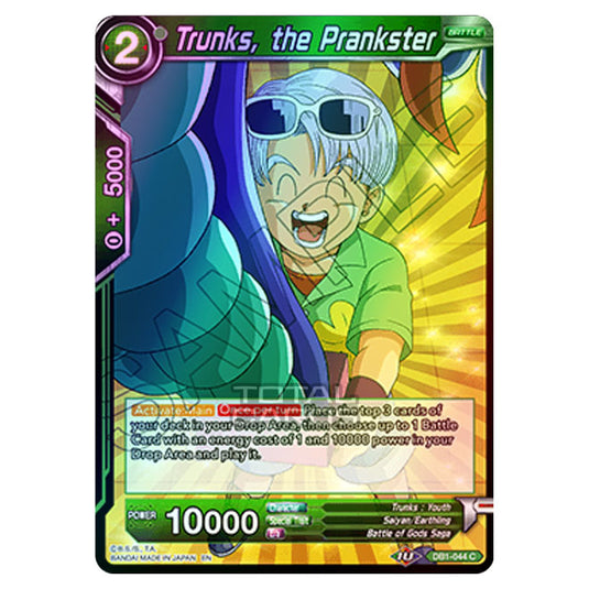 Dragon Ball Super - Draft Box 04 - Dragon Brawl - Trunks, the Prankster - DB1-044 (Foil)