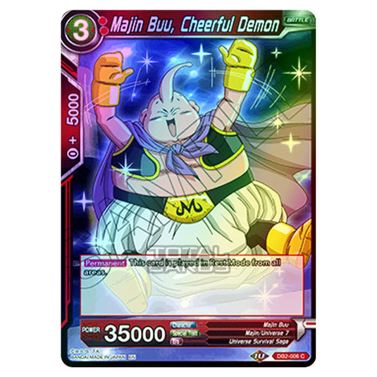 Dragon Ball Super - Draft Box 05 - Divine Multiverse - Majin Buu, Cheerful Demon - DB2-006 (Foil)