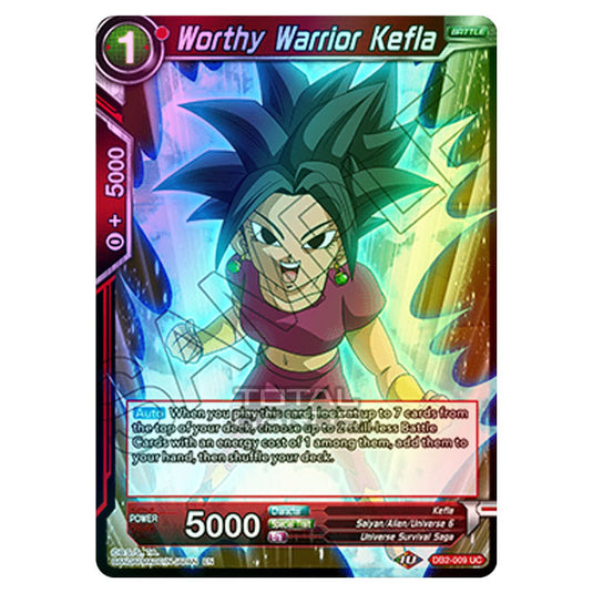 Dragon Ball Super - Draft Box 05 - Divine Multiverse - Worthy Warrior Kefla - DB2-009 (Foil)