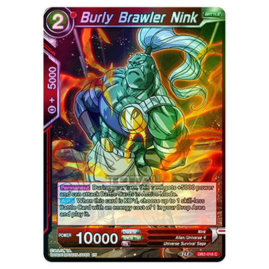 Dragon Ball Super - Draft Box 05 - Divine Multiverse - Burly Brawler Nink - DB2-018 (Foil)