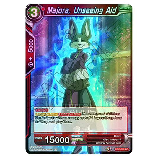 Dragon Ball Super - Draft Box 05 - Divine Multiverse - Majora, Unseeing Aid - DB2-019 (Foil)