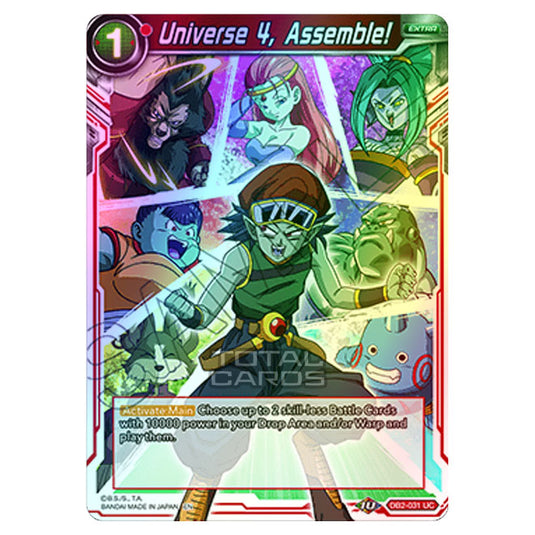 Dragon Ball Super - Draft Box 05 - Divine Multiverse - Universe 4, Assemble! - DB2-031 (Foil)