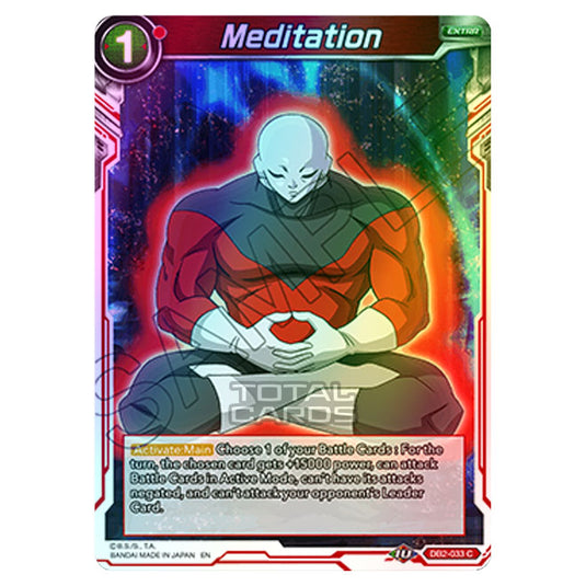 Dragon Ball Super - Draft Box 05 - Divine Multiverse - Meditation - DB2-033 (Foil)